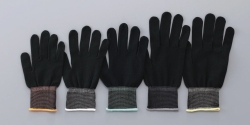 Unterziehhandschuhe, ASPURE, schwarz, Polyester oder Nylon