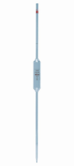Volumetric pipettes Volac FORTUNA<sup>®</sup>, glass, class AS, 1 mark, amber graduation