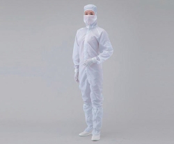 Overall for cleanroom ASPURE, polyester, with integrated hood
