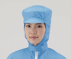 Capuches ASPURE, pour combinaisons de salle blanche, polyester, avec mousse de protection