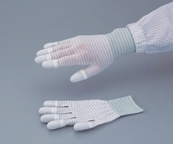 Conductive Gloves ASPURE LINE PU-coated, white, Anti-static, Nylon, coated palm