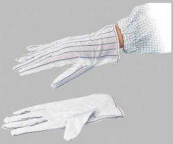 ESD Handschuhe ASPURE, antistatisch, weiss, Polyester
