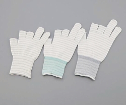 Gloves ASPURE ESD, 3 halffinger, white