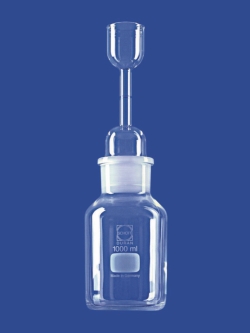 Pyknometeraufsätze mit/ohne Weithals-Steilbrustflasche