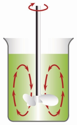 Propellerrührer, 3 Flügel, Edelstahl 1.4305