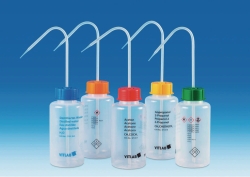 VITsafe™ safety wash bottles, wide-mouth, PP/LDPE