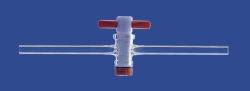 Einweg-Kegelhähne, mit PTFE-Küken, Borosilikatglas 3.3