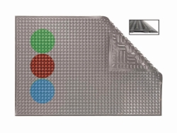 Tapis de poste de travail Hygiene grey