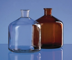 Bouteille de réserve, en verre