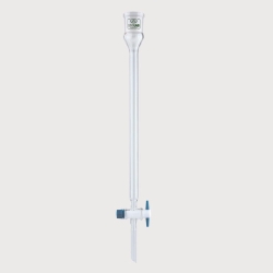 Chromatographie-Säulen PTFE- / oder Ventilhahn, Borosilikatglas 3.3