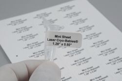 Laser deep freeze labels Cryo-Babies® and Cryo-Tags®