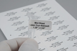 Laser deep freeze labels Cryo-Babies<sup>®</sup> and Cryo-Tags®